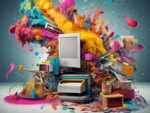 چاپو انقلاب رنگارنگ: چگونه چاپ دیجیتال دنیای طراحی را متحول کرد